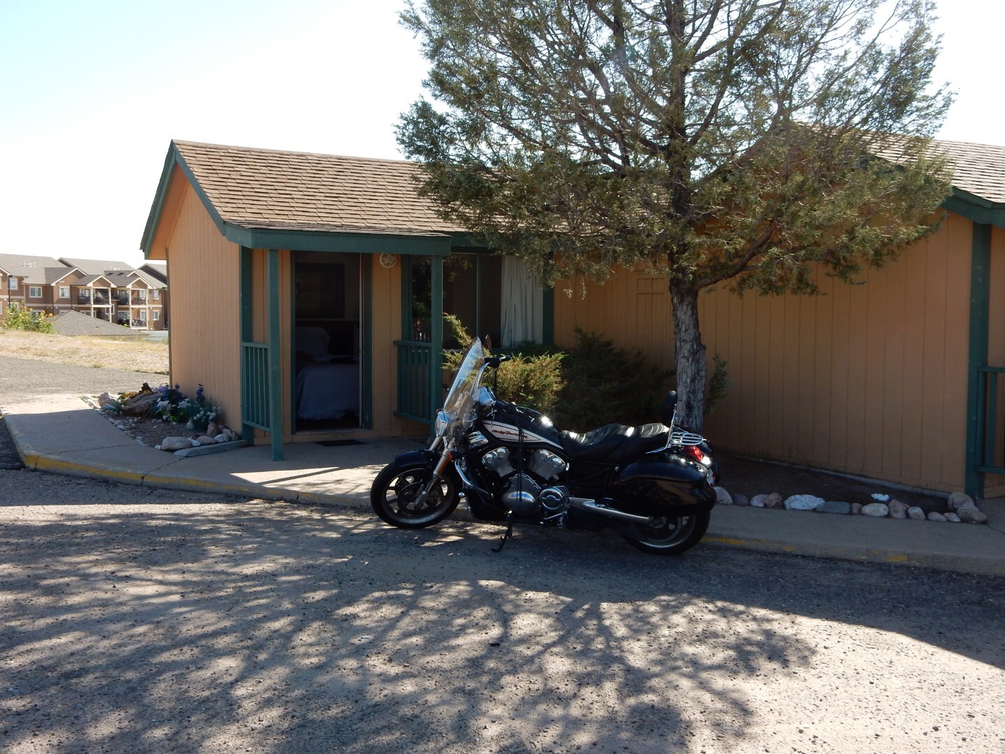 My abode at the Round Up Motel