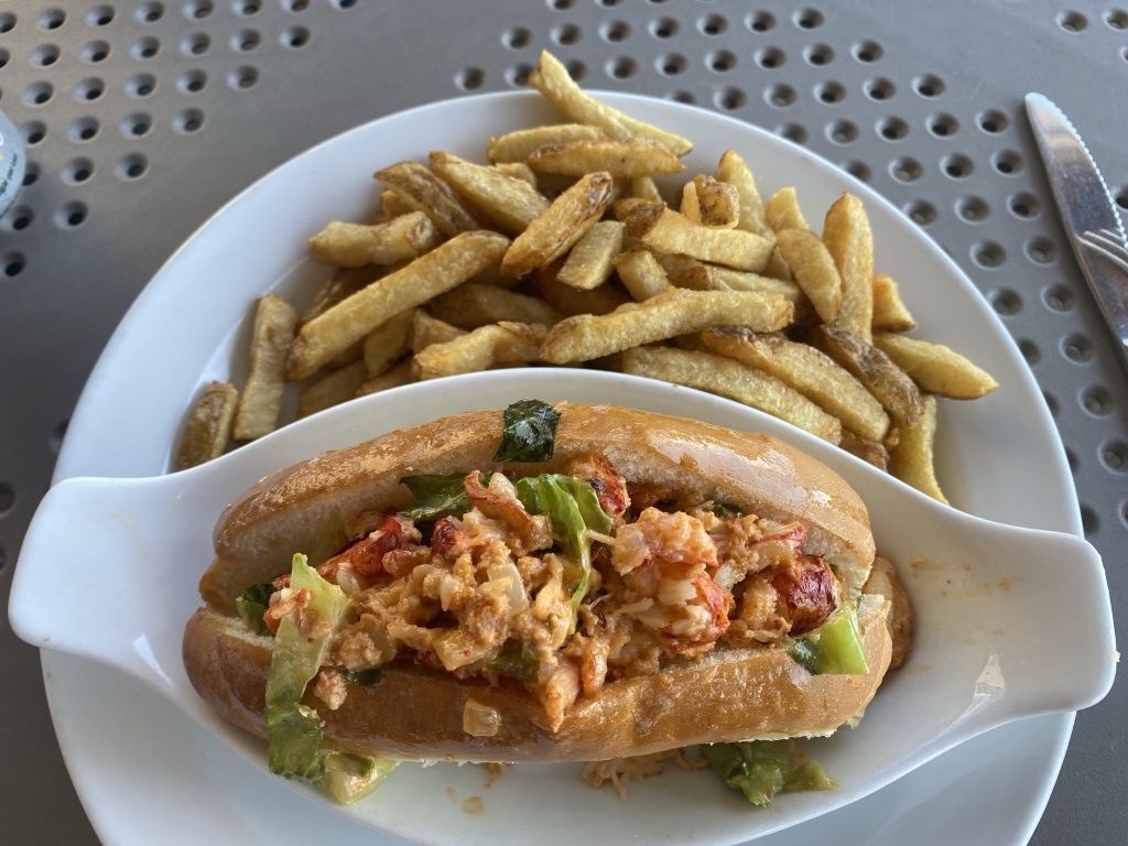 A lobster roll from Evan’s Fresh Seafood, technically in Dartmouth, across the bay from Halifax.