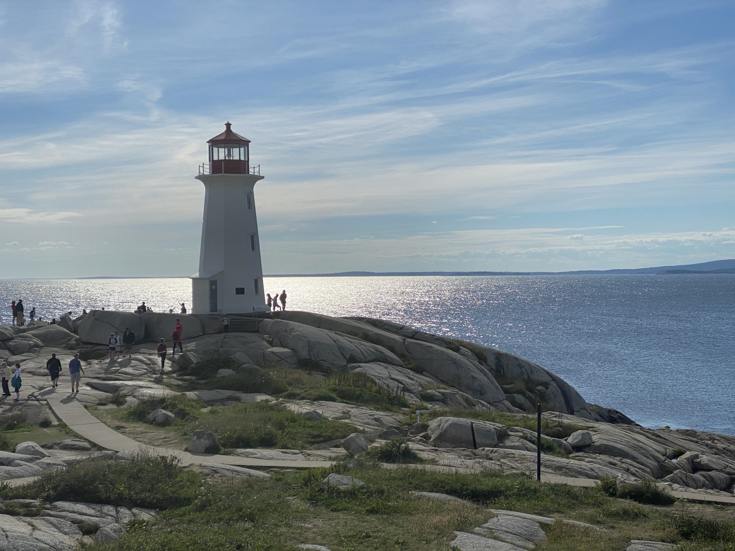 The lighthouse at Peggy Cove, Nova Scotia.