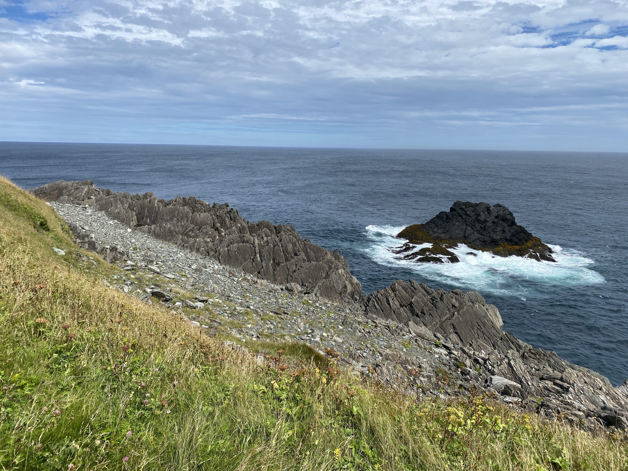 Interesting rock formations at Cape Race in Newfoundland.