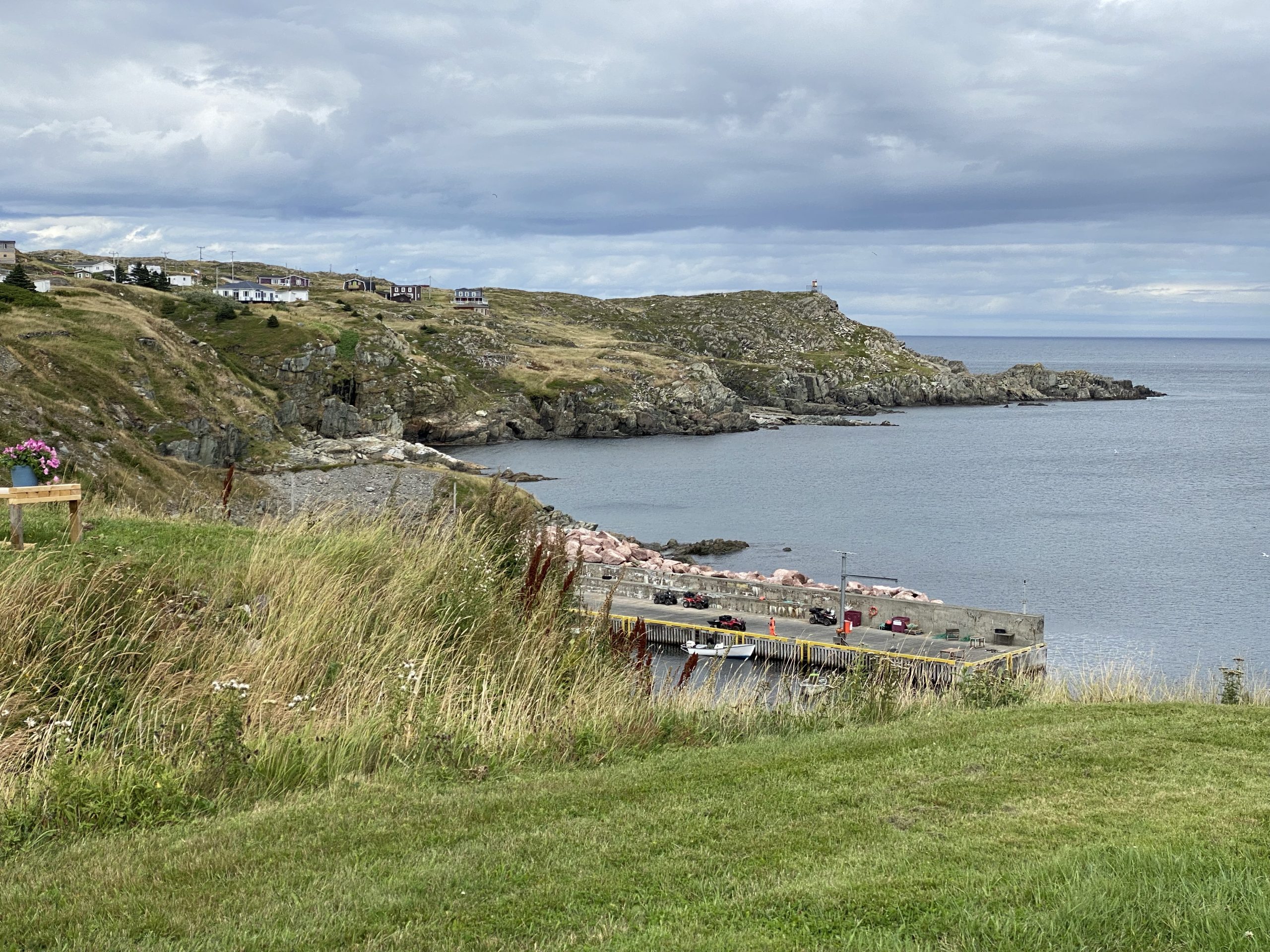 The west shoreline of Grates Cove in Newfoundland.