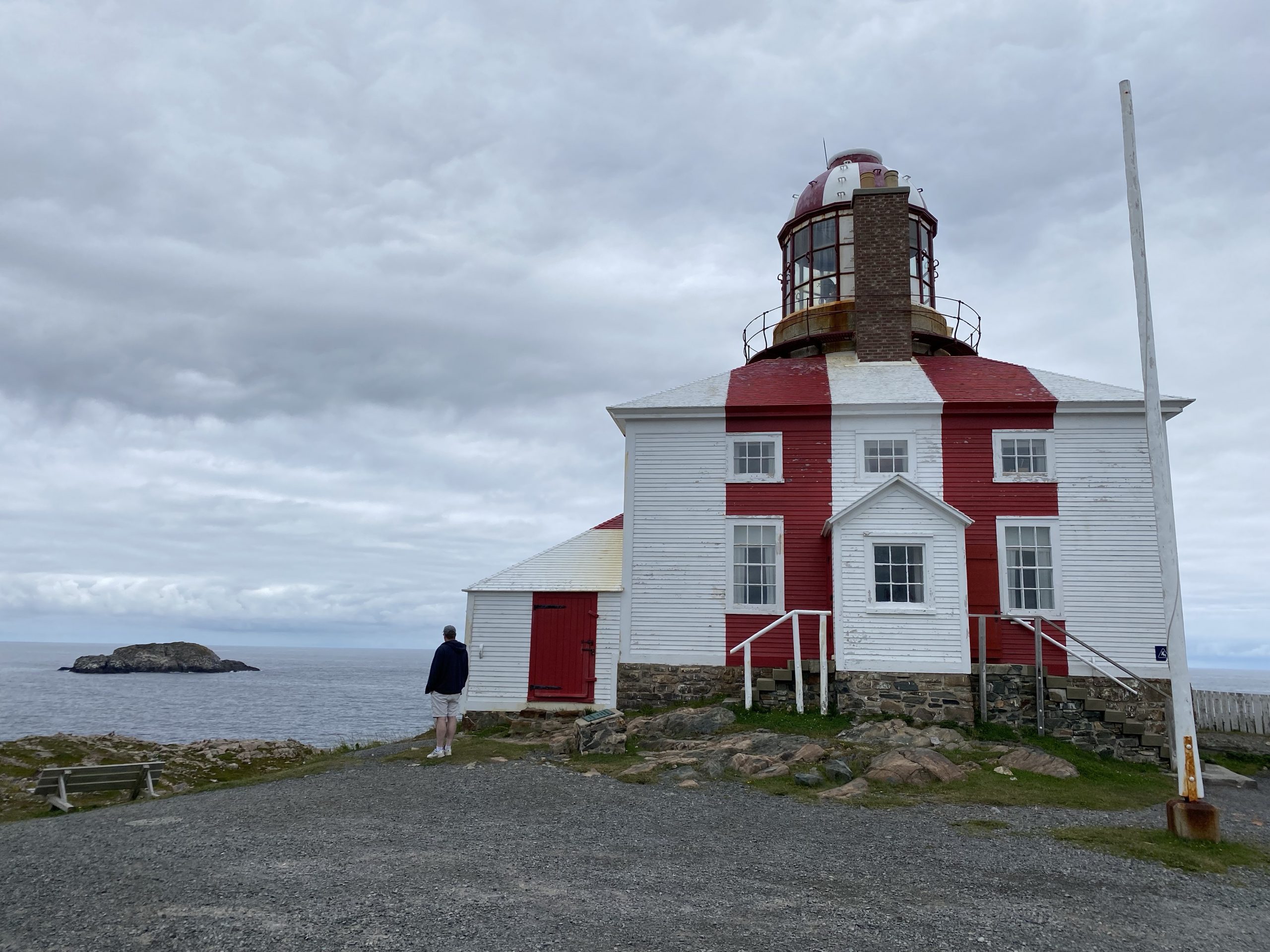 The Bonavista lighthouse, marking the tip of the Bonavista Peninsula in Newfoundland.