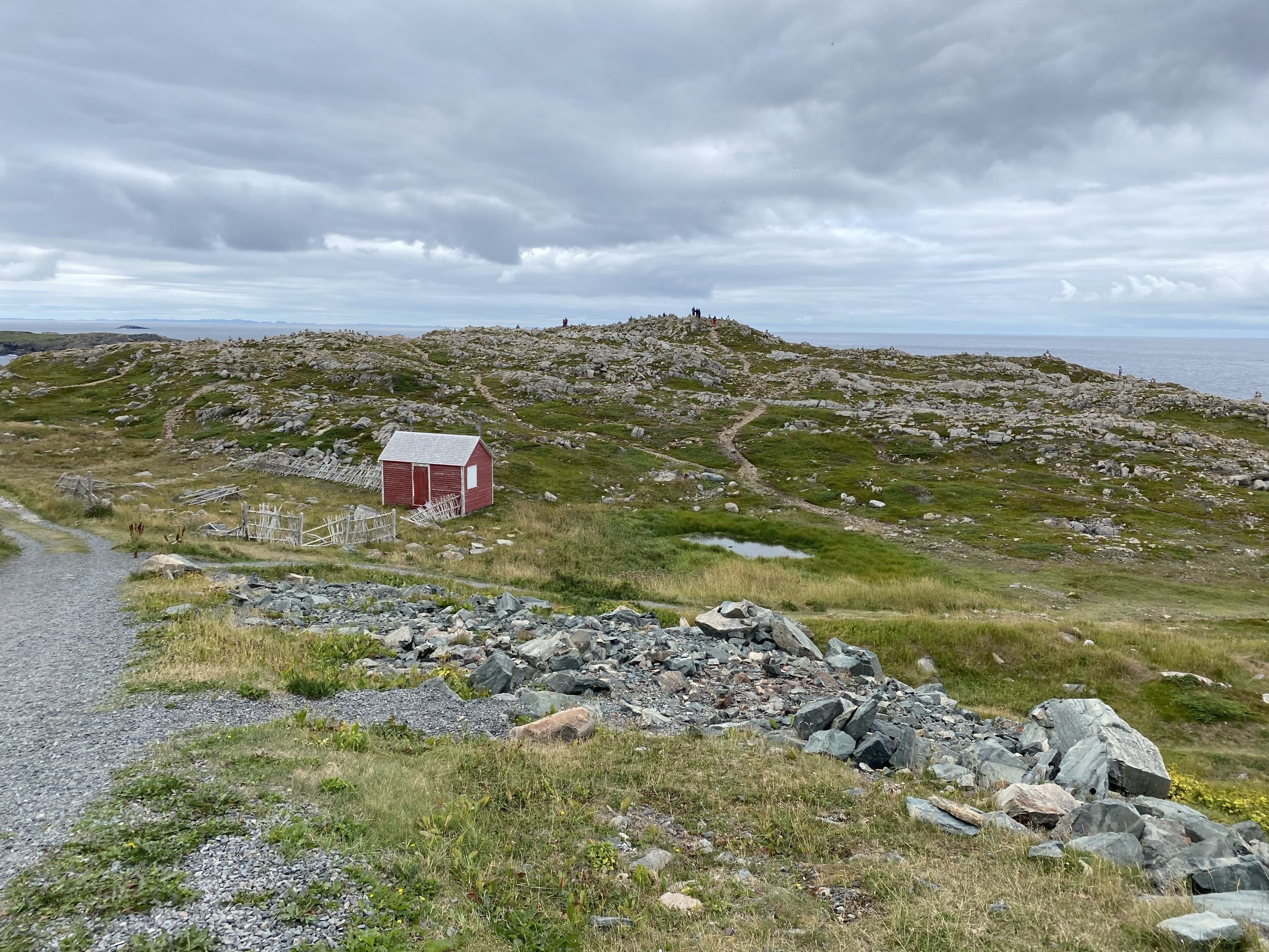 The grounds near the Bonavista lighthouse on the tip of the Bonavista Peninsula in Newfoundland.