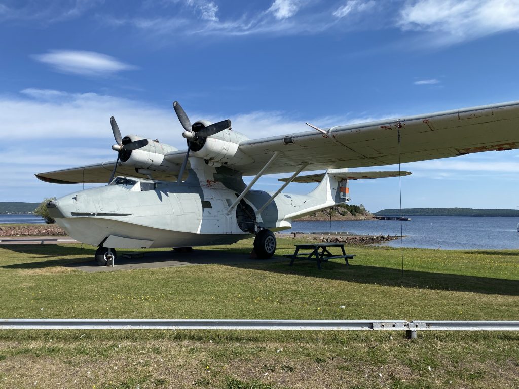 An old PBY Canso (the US called them Catalina) at the old World War II flying boat base in Botwood, Newfoundland.