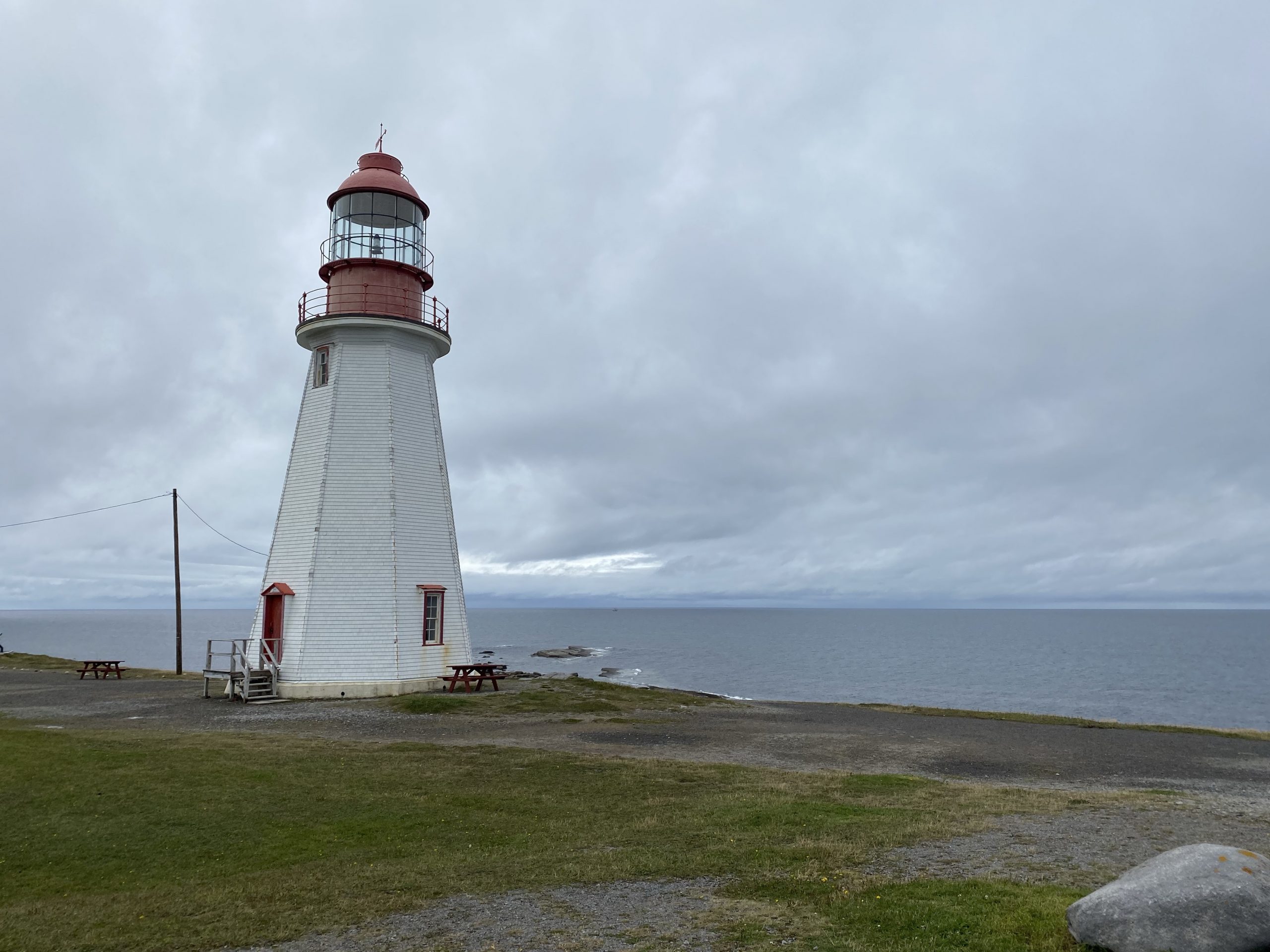 The Point Richie lighthouse, near Port Choix, Newfoundland.