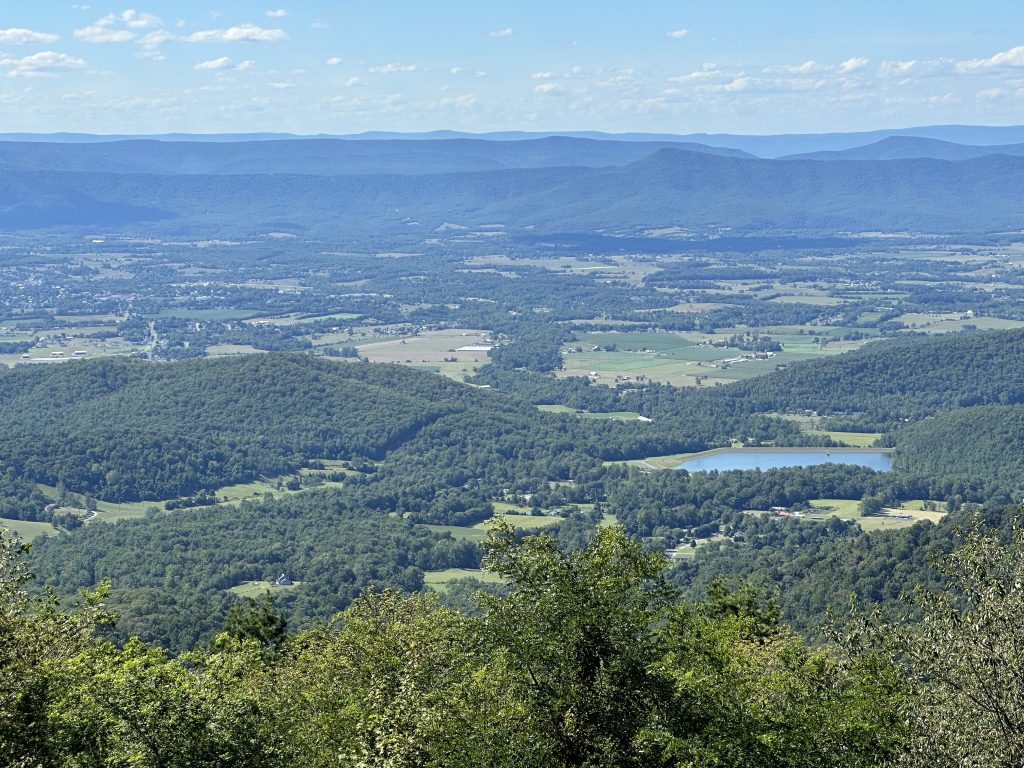 A view from somewhere along Skyline Drive in Virginia.