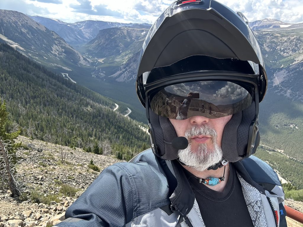 An obligatory selfie at the switchback overlook.